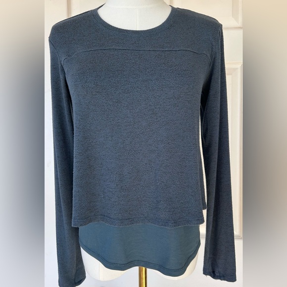 Athleta Girl Tops - Athleta Girl Double Layer‎ Top Crew Neck Long Sleeve XL/14